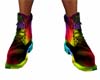 Rainbow Rave Boots