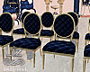 Grad. Navy Blur Chairs