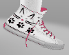sneakers white cat