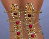 Cleopatra Heels Red