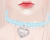 ➧ Heart Collar D.Bl