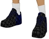 Blue & Gray shoe/ socks