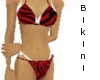 red tiger bikini