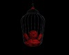 Red & Black Cage Seat