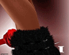 Black fur Boots