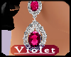 (V)Royal H Pink Earring