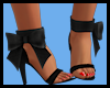 Peek-a-Boo Bow Shoes BLK
