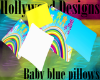 Baby Blue Pillows