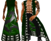 green dragon robe & pant