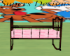 Pink Scaler Crib
