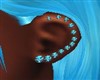 BLUE TOPAZ EAR PIERCING