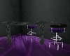 black+purple corner bar