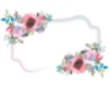 Watercolor Flower Frame