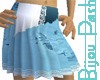 Mod Wanton Skirt in Blue