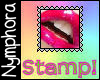 {N} Pink Lips Stamp 3