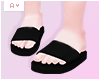Ⓐ Black Slippers
