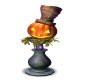 AS Pumpkin LampPost