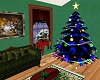 Christmas Tree in Blue
