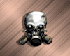 Skull Gas Mask Silver