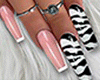 K! Zebra Nails Rings