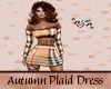 Autumn Plaid Dress