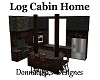 log cabin kitchen