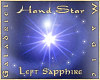 Hand Star  L Sapphire