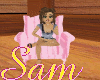 Pink Girly Chair w/Poses