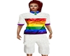 LGBT Rainbow Polo Shirt