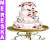 Red 4 Tier Wedding Cake