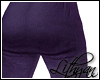 Waist-high purple Jeans