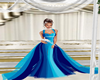 ROYAL BLUE GOWN
