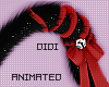 !!D Cute Cat Tail Red