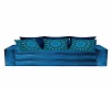 Blue confy couch