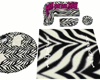 zebra carpet