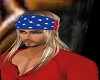 [S} Blonde w/USA Bandana