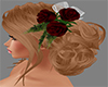 Blonde UpStyle w/Roses