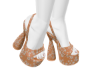 Aara Orange Heels