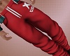 Red Sports Pants M
