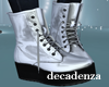 !D! White Patent Boots
