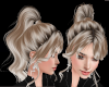 Pure blond pony short