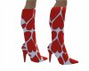 Red Heart Boots