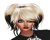 White/blk Ombre