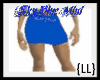 {LL}Sky Blue Mini Skirt