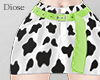 90s Cow Skirt