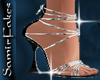 SF/Black-silver heels