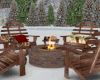 Winter Chairs Firepit