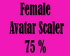 Female Avatar Scaler 75%