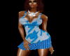 * Blue Sweater Dress