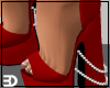 Red Open Toe Heels